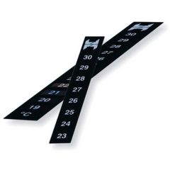 Marina LCD Termometer 19-30. Akvarietermometer med färgskala. 