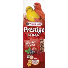 Versele-Laga. Sticks Canaries Red Fruit & Mint. Fröbar med röda bär och mynta.