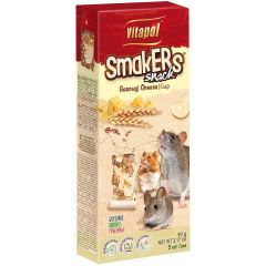 Vitapol. Smakers Snack Ost 2-p. Gnagarsticks med frystorkad ost. 