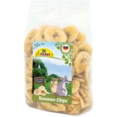 JR Farm. Torkade Bananchips. Torkade bananskivor med prebiotisk fiber. 