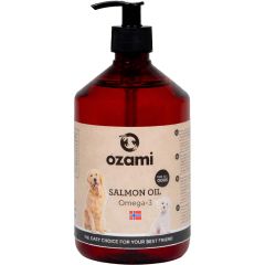 Ozami Laxolja. Laxolja för frisk hud och glänsande päls.