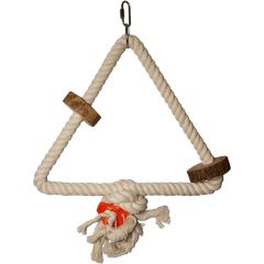 Ozami. Repgunga Triangel John. Fågelgunga i kraftigt bomullsrep. 