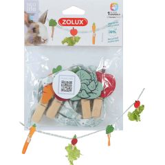 Zolux. Kaninleksak Treat Rope. Kaninleksak för snacks och grönsaker. 