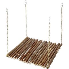 Flamingo. Hängmatta Trä. Trägunga för lek och vila. 