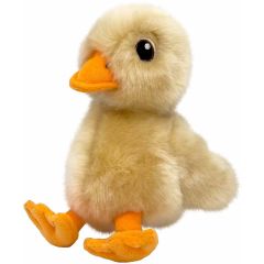 Kong Toughz Duck M. Pipleksak i plysch med dubbel pip. 