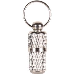 Flamingo. Adress Tub Timo Silver. Adresstub i metall med skruvlock. 