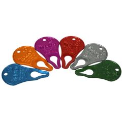 TickKey Fästingborttagare. Fästingplockare i platt aluminium. 
