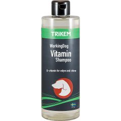 Trikem WorkingDog Vitamin Shampoo. Reparerar och stärker hundens päls.