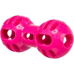 Trixie. Soft & Strong Hantel Rosa. Mjuk och slitstark gummileksak.