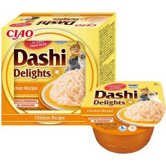 Dashi Delights Chicken 70g. Kycklingflingor i umamirik dashi buljong. 