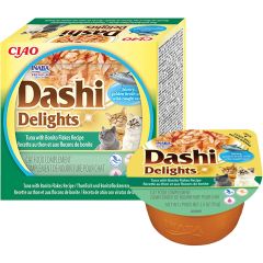 Dashi Delights Tuna Bonito Flakes. Tonfisk och bonitofisk i dashi buljong. 
