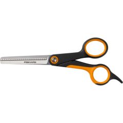 Fiskars Effileringssax Enkel. Urtunningssax med mjuka övergångar.