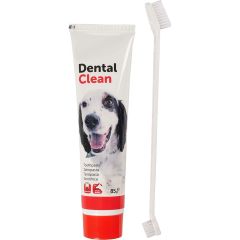 Flamingo. Dental Clean Tandkräm & Tandborste. Tandborste och tandkräm med mintsmak.