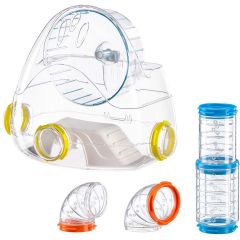 Ferplast Gym Kit Hamster. Modul-kit med hamsterhjul, stege och rör.