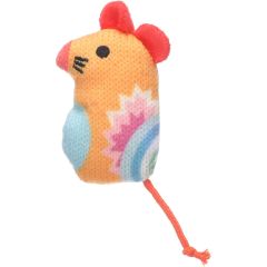 Flamingo. Kattleksak Nitz Mus. Mjuk mus med kattmynta.