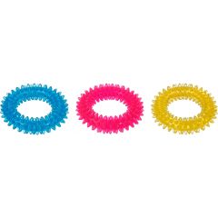 Flamingo. Hundleksak Missy Ring 9cm. Taggig TPR-ring som flyter på vatten. 