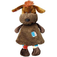 Plyschleksak Hund