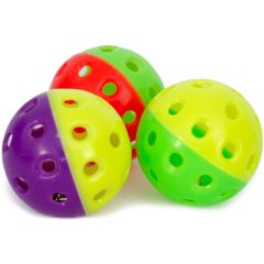 Färgglad bjällerboll med pingla