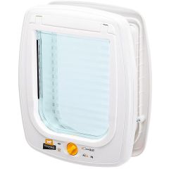 Ferplast Swing 9 Vit. Lucka med vindstopp och 4-vägs låsning