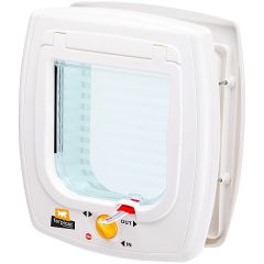 Ferplast Swing 5 Vit. Lucka med vindstopp och 4-vägs låsning