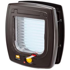 Ferplast Swing 5 Brun. Lucka med vindstopp och 4-vägs låsning