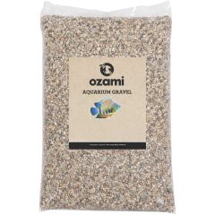 Ozami. Akvariegrus Grå 2-3 mm 2kg. Lättskött grus med naturlig känsla. 