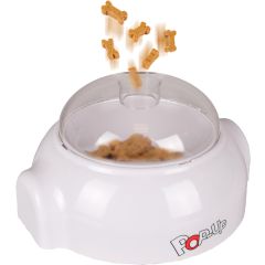 Flamingo Hundleksak Pop-Up . Få godbitarna att hoppa ut genom knuff.