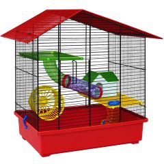 WD-IMPEX. Hamsterbur Jimmy. Hamsterbur i tre nivåer med tunnlar.