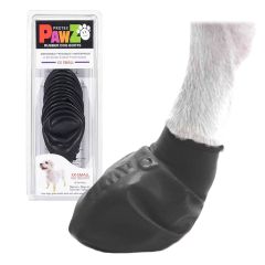 Pawz Dog Boots Svart 12-pack. Hundskor som skyddar mot salt, snö och tufft underlag.