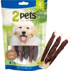 2Pets. Tuggpinnar Lamm 12cm. Vita tuggpinnar med lamm.