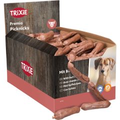 Trixie. Picknicks Tuggsalami Buffel. Lufttorkad salami korv med buffel.