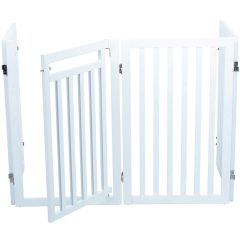 Grind med svängdörr som även passar stora hundar