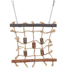 Fågelleksak Klätternät